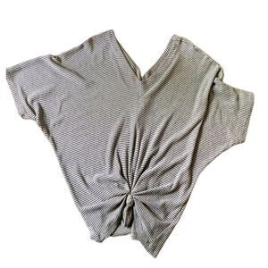 Buckle Oversized V-Neck Top by Daytrip